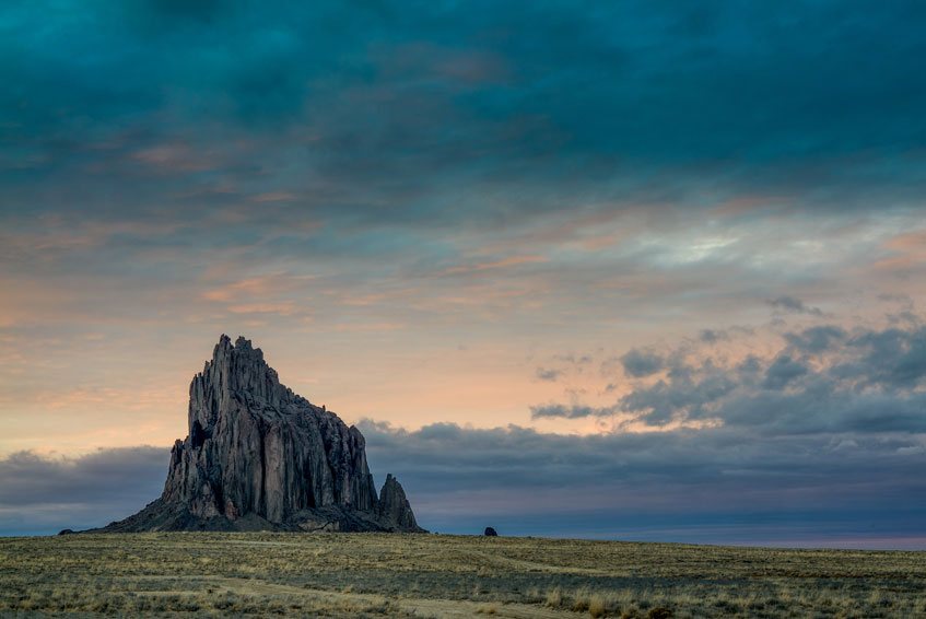 An old rock in the desert